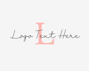 Vlogger - Upscale Beauty Stylist logo design