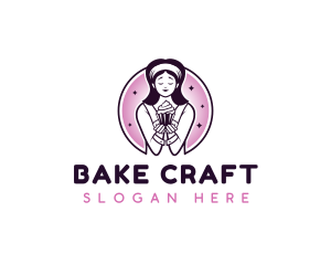 Cupcake Sweets Bakery logo design