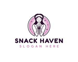 Cupcake Sweets Bakery logo design