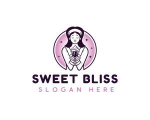 Cupcake Sweets Bakery logo design