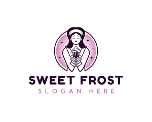 Cupcake Sweets Bakery logo design