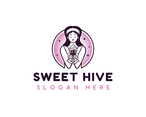 Cupcake Sweets Bakery logo design