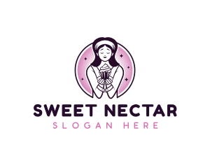 Cupcake Sweets Bakery logo design