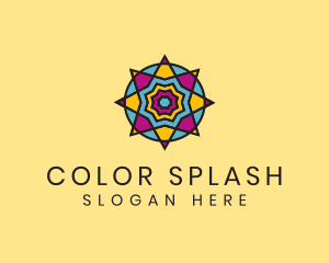 Multicolor Star Pattern  logo design