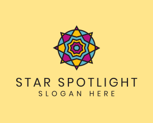 Multicolor Star Pattern  logo design