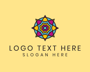 Color - Multicolor Star Pattern logo design