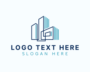 Residential - Abstract Building Realty logo design