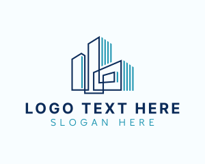 Subdivision - Abstract Building Realty logo design