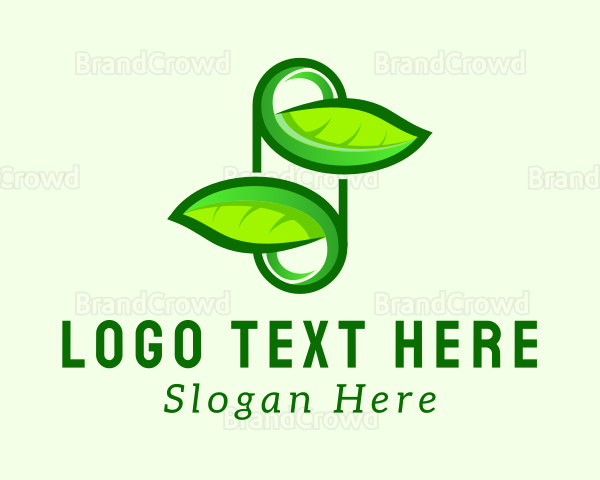 Herbal Leaf Capsule Logo