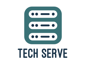 Server - Computer Server App logo design