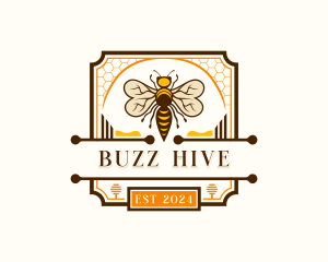 Honey Bee Wasp logo design