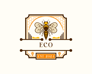 Honey Bee Wasp logo design