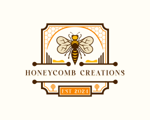 Honey Bee Wasp logo design