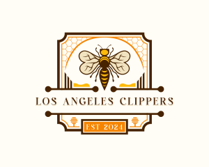 Beekeeper - Honey Bee Wasp logo design