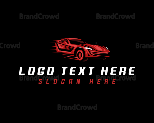 Fast Car Racing Logo