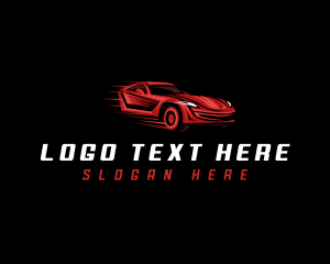 Car - Fast Car Racing logo design
