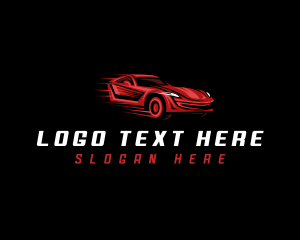 Fast Car Racing Logo