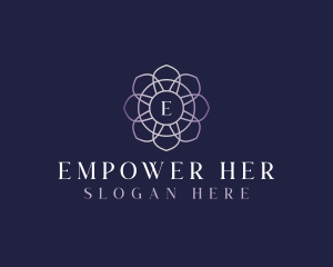 Floral Elegant Bloom logo design