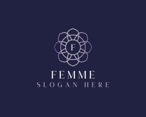 Floral Elegant Bloom logo design