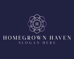 Floral Elegant Bloom logo design