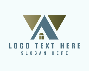 Village - Housing Real Estate Property logo design