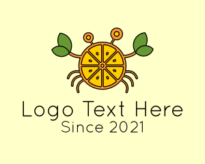 Crab - Orange Crab Seafood logo design