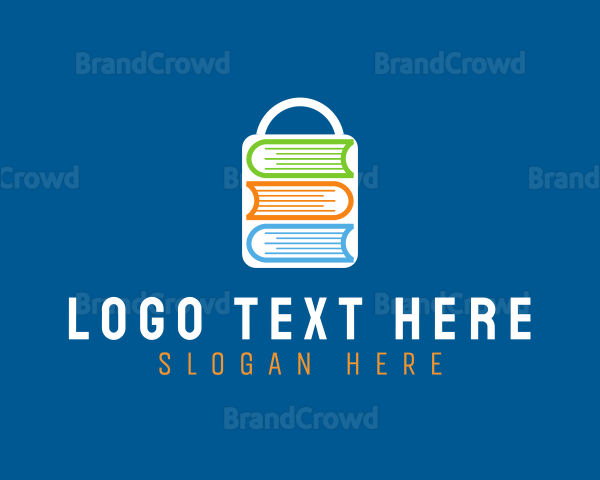 Book Shoping Bag Logo