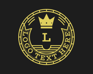 High End - Golden Crown Royalty logo design