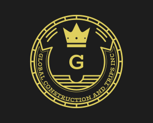 Deluxe - Golden Crown Royalty logo design