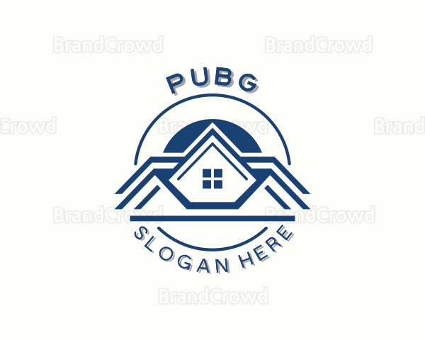 Housing Roofing Repair Logo