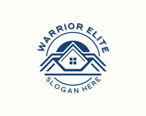 House - Housing Roofing Repair logo design