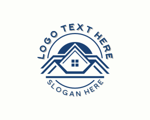 Construction - Housing Roofing Repair logo design