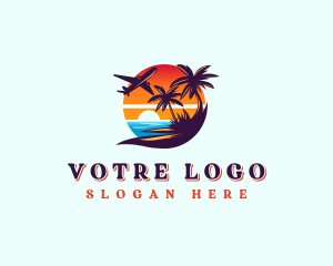 Island Travel Vacation Logo