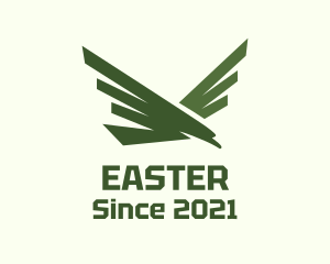 Pilot - Minimalist Swooping Eagle logo design