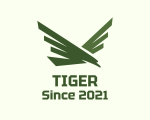 Hawk - Minimalist Swooping Eagle logo design