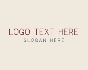 Thin - Slim Minimalist Professional logo design