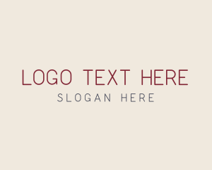 Slim Minimalist Professional Logo