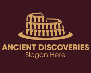 Brown Winery Colosseum logo design