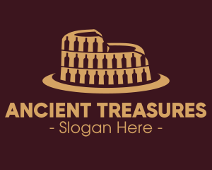 Brown Winery Colosseum logo design