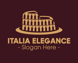 Brown Winery Colosseum logo design