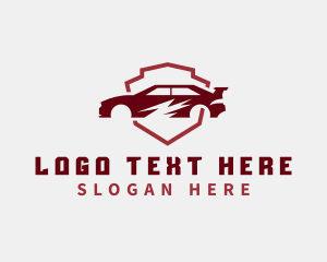 Shield - Red Car Motorsport logo design