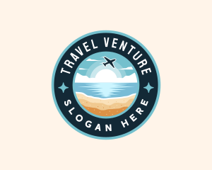 Island Vacation Travel logo design