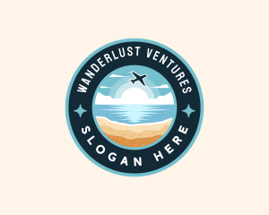 Traveling - Island Vacation Travel logo design