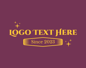 Gold - Golden Shiny Text logo design