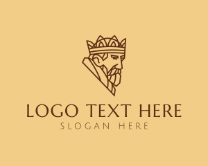 Masculine - Royal Monarch King logo design