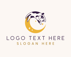 Animal Shelter - Sleeping Dog Moon logo design