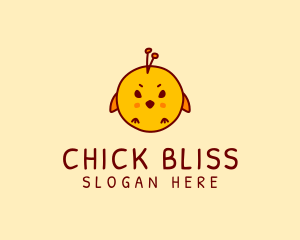 Chick - Angry Chick Bird logo design