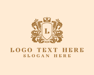 Lawyer - Floral Royalty Crown logo design