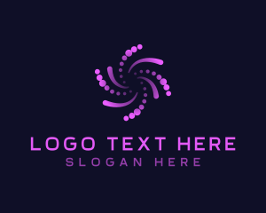 Software Dot Swirl Logo