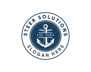 Steer - Nautical Ship Anchor logo design